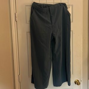 Wide Leg Trouser Pants 2X Blue Shein NWT